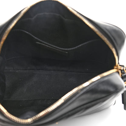 Saint Laurent Calfskin Matelasse Monogram Lou Camera Bag Black 5 of 14