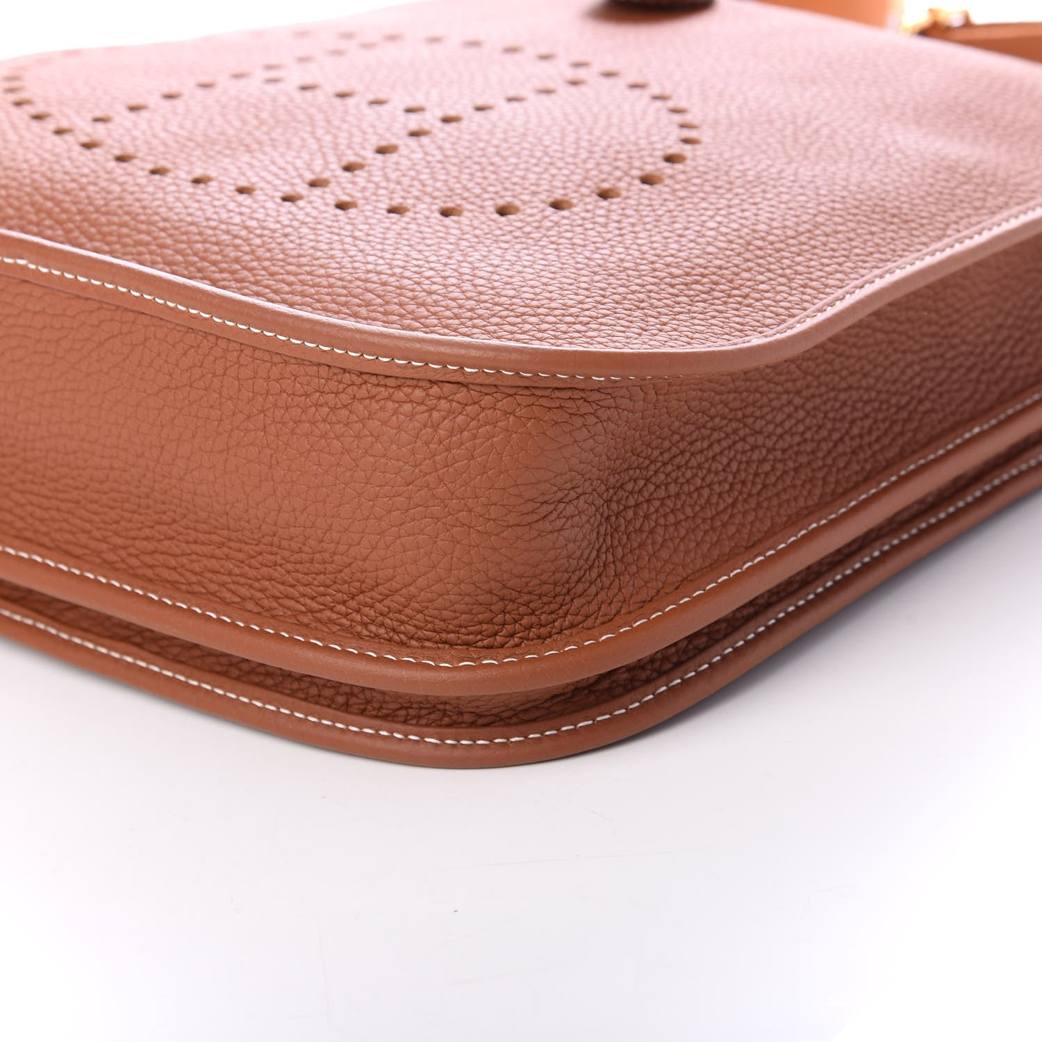 Hermes Taurillon Clemence Evelyne III PM Gold 7 of 9