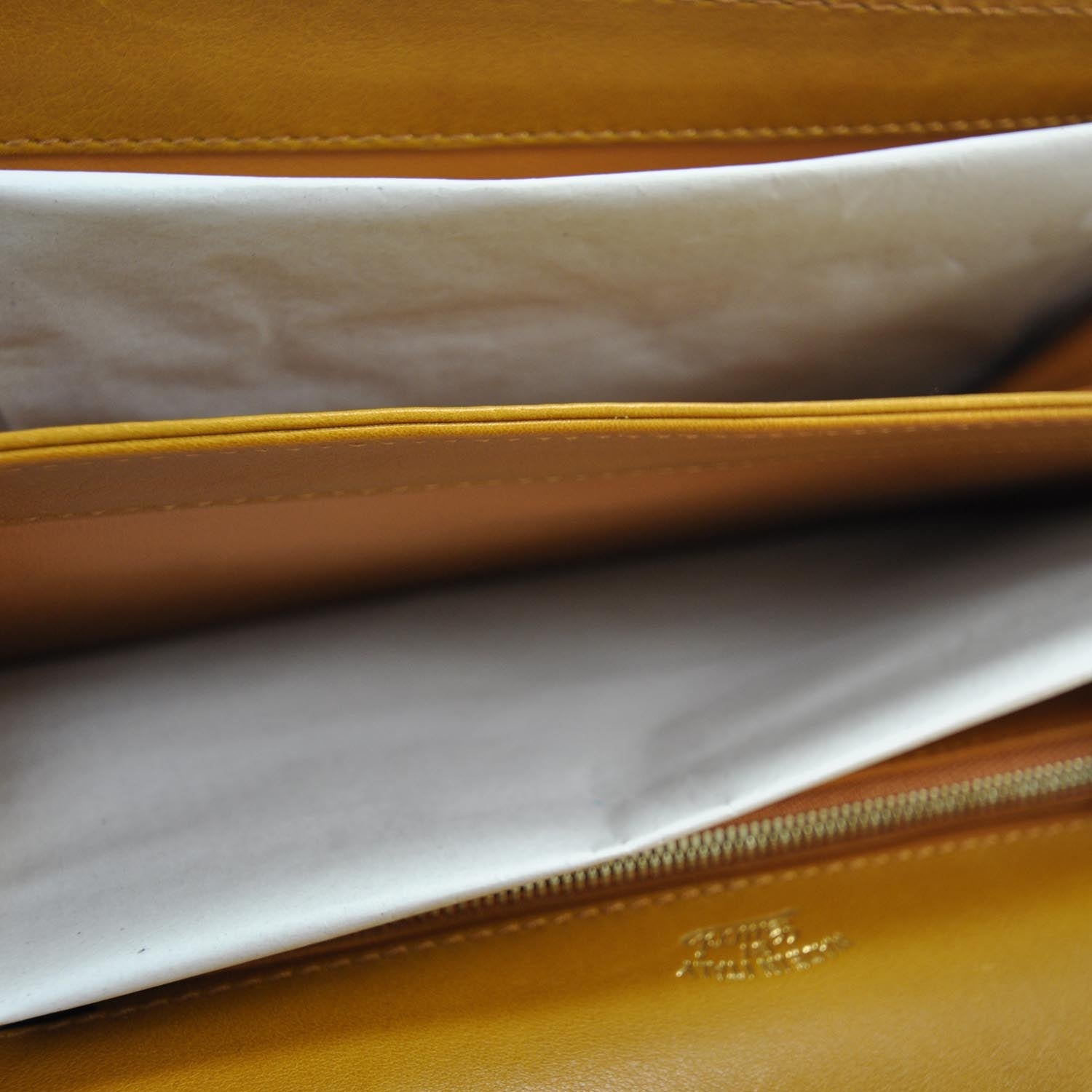 Gucci Calfskin Medium 1973 Shoulder Flap Bag Light Brown 10 of 12