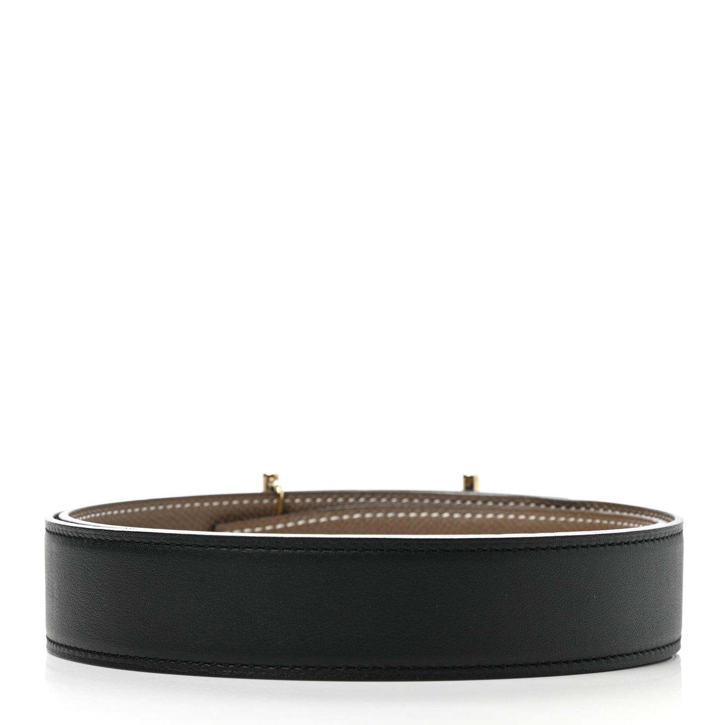 Swift Epsom 38mm Jumbo Belt 85 Black Etoupe
