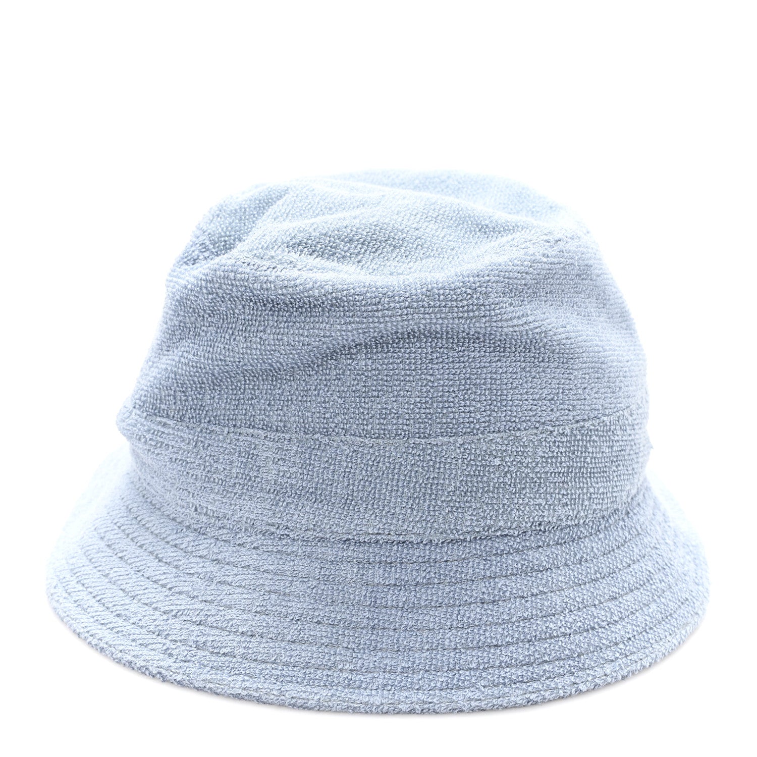 HERMES ストライプハット サイズ57 Hermes Terry Cloth Bucket Hat 57 Blue 1839410 – FASHIONPHILE