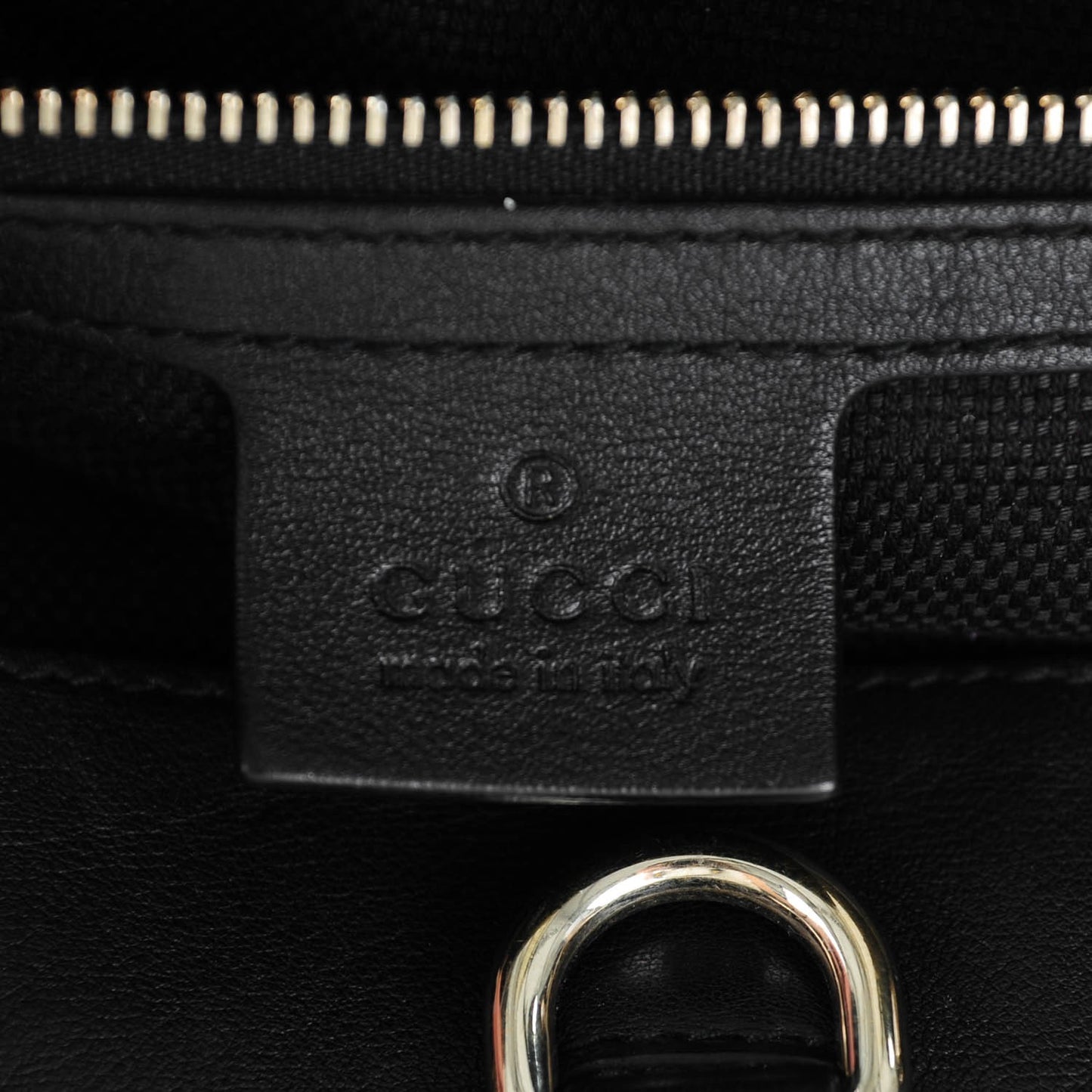 Patent Medium Soho Chain Shoulder Bag Black