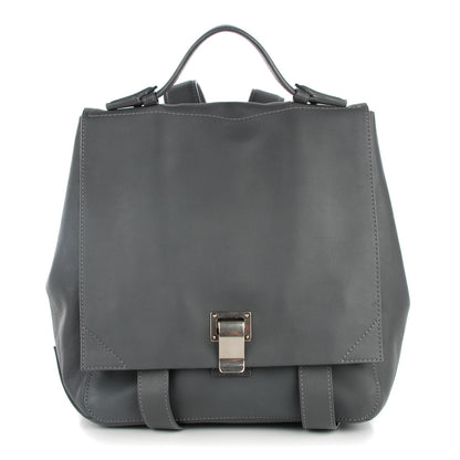 Proenza Schouler Calfskin Small PS Courier Backpack Heather Grey 1 of 9