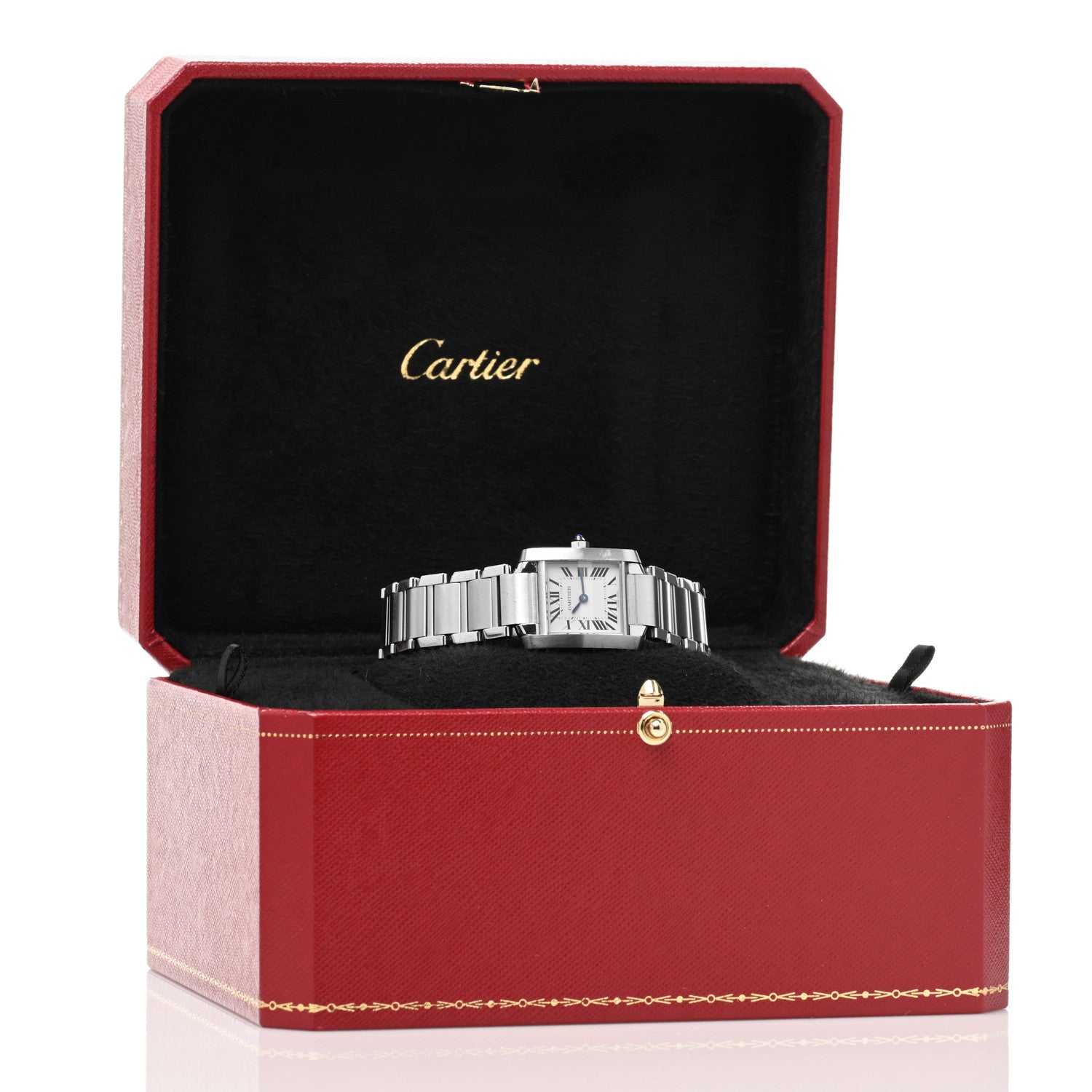 Cartier Stainless Steel 20mm Tank Francaise Quartz Watch 5 of 5