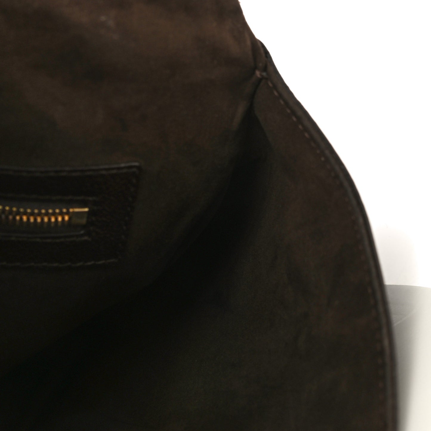 Pebbled Calfskin Large Jennifer Dark Brown