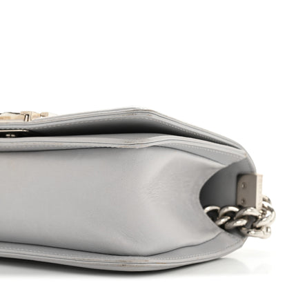 Chanel Lambskin Quilted Small Boy Flap Grey 9 of 12