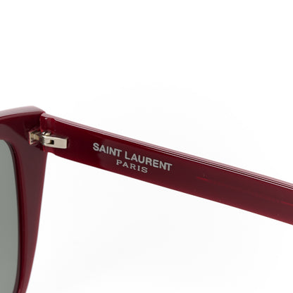 Saint Laurent Acetate Sunglasses SL 1 Slim Red 6 of 8