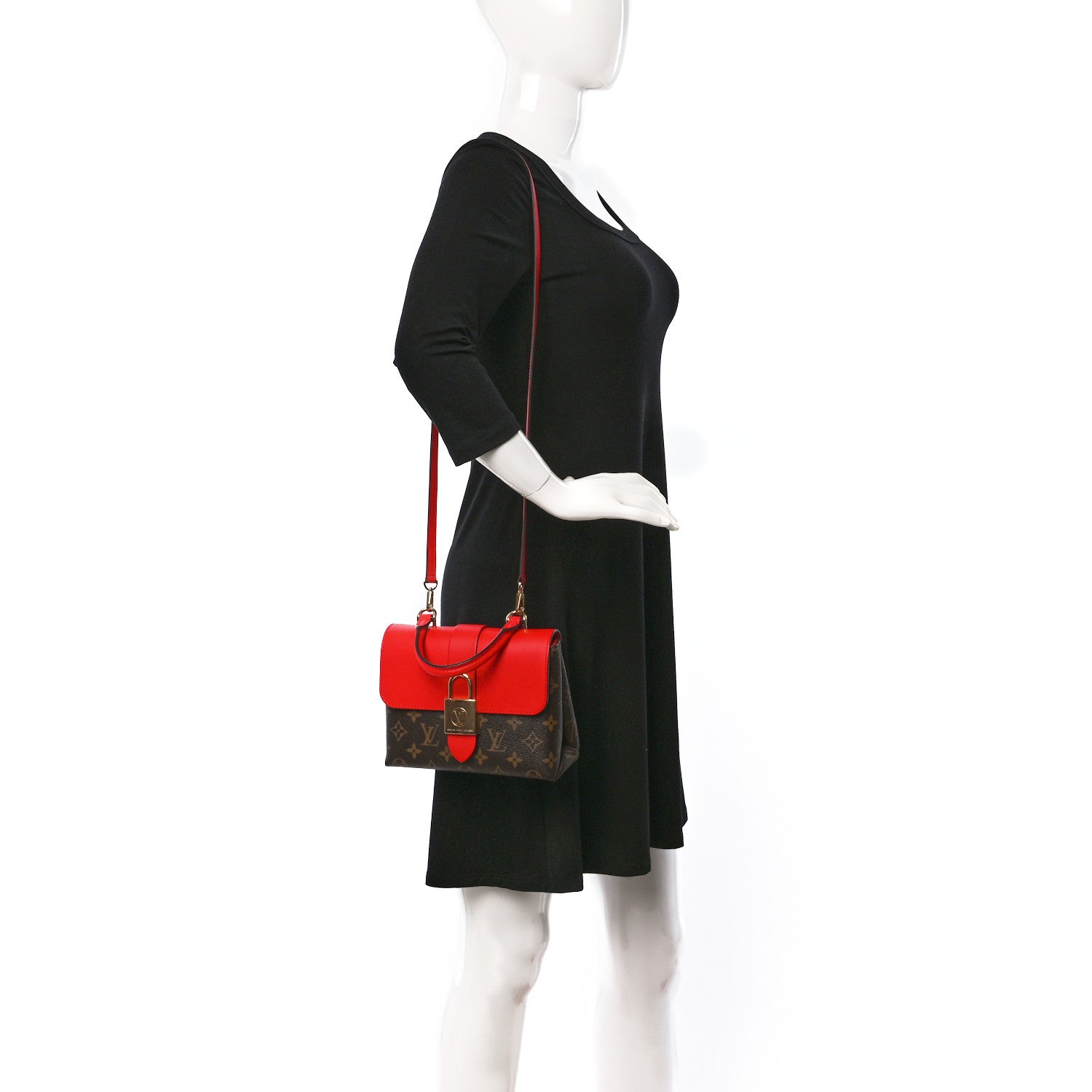 Louis Vuitton Monogram Locky BB Coquelicot 2 of 8