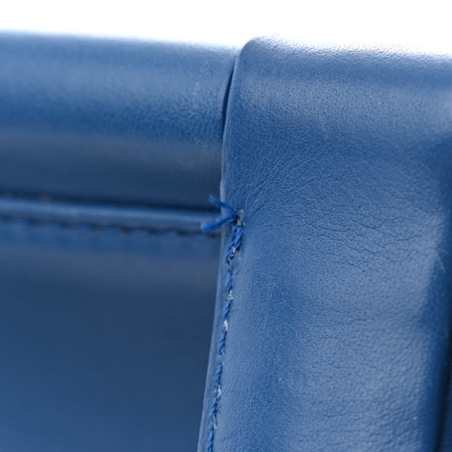 Bottega Veneta French Calfskin Bretagne Tote Blue 12 of 15
