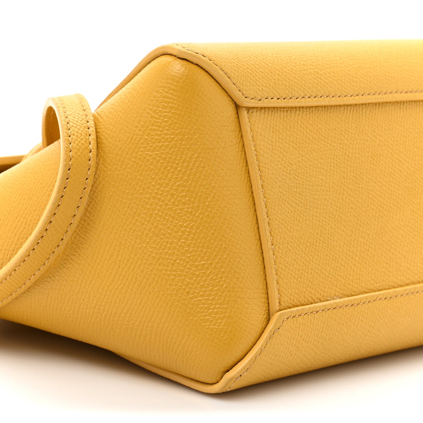 Grained Calfskin Nano Belt Bag Sunflower