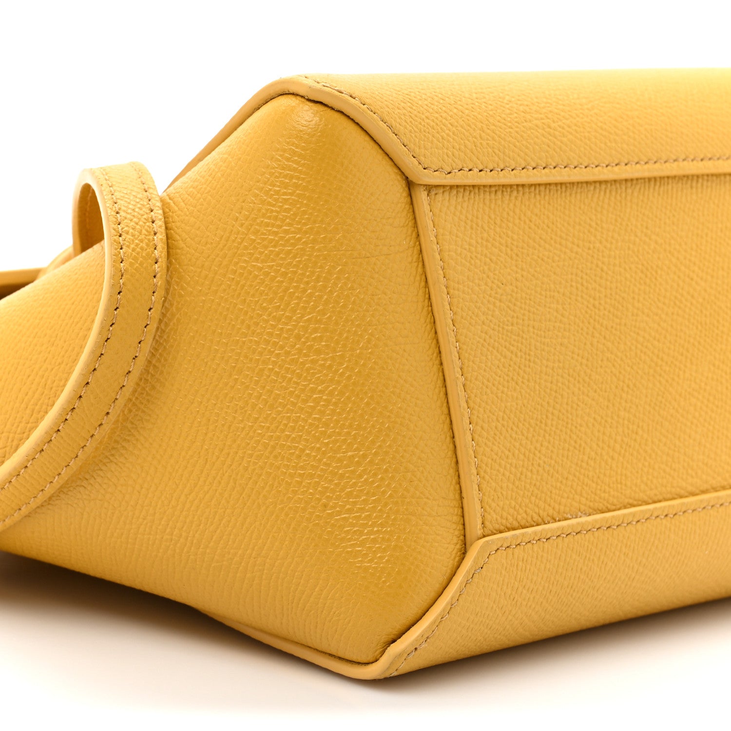 Celine Grained Calfskin Nano Belt Bag Sunflower 10 of 13