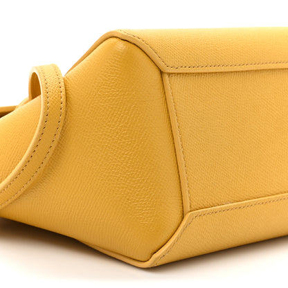 Celine Grained Calfskin Nano Belt Bag Sunflower 10 of 13
