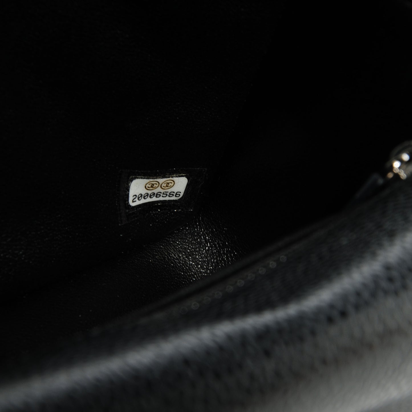Caviar Quilted Mini Flap Black