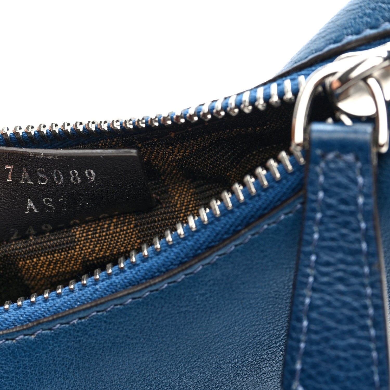 Fendi Vitello Grace Matte Nano Fendigraphy Hobo Charm Mirto 7 of 7