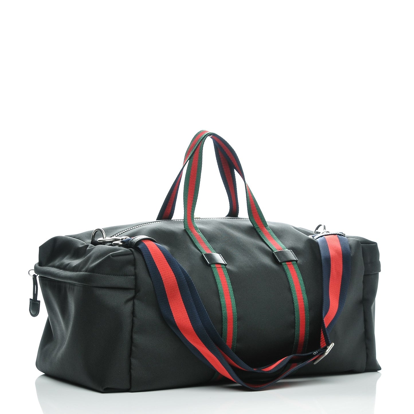 Technical Canvas Duffle Bag Black