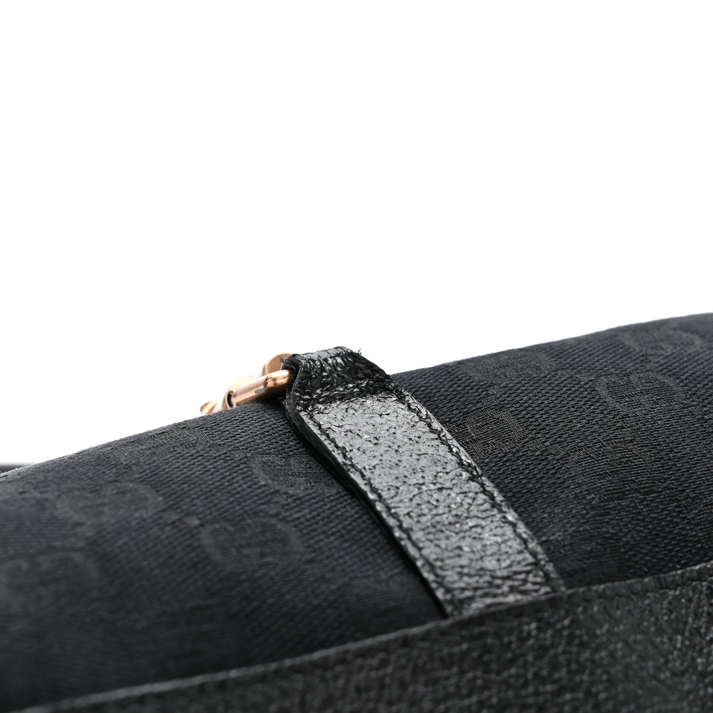 Monogram Calfskin Large Bardot Tote Black