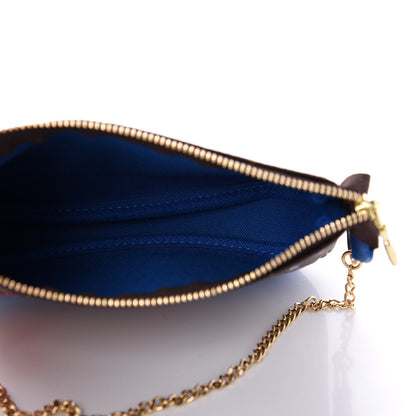 Louis Vuitton Monogram 2019 Christmas Animation Mini Venice Pochette Accessories Blue 5 of 10