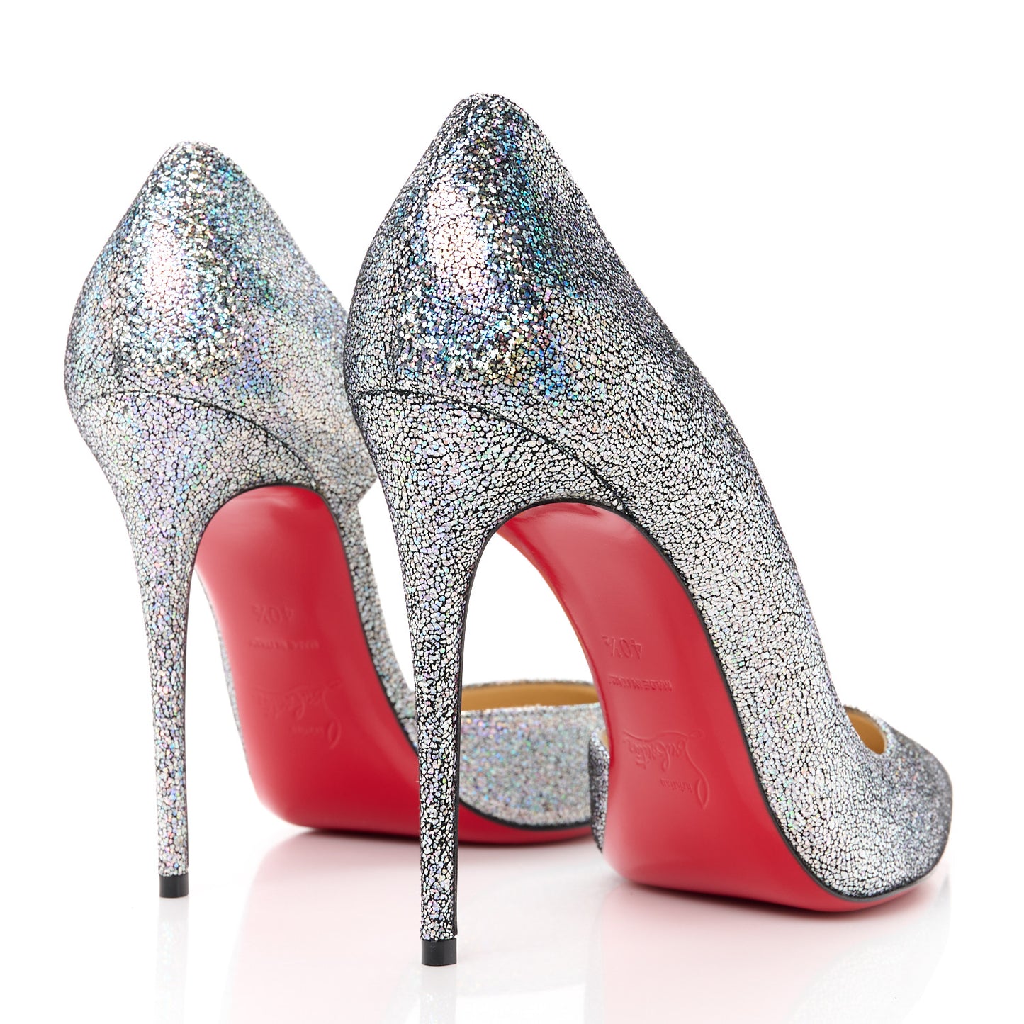 Patent Glitter Disco Ball Iriza 100 Pumps 40.5 Purple Pop Multicolor