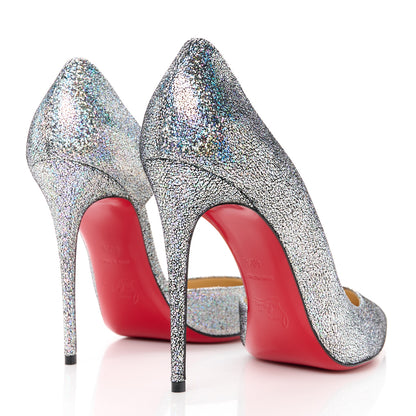 Christian Louboutin Patent Glitter Disco Ball Iriza 100 Pumps 40.5 Purple Pop Multicolor 4 of 8