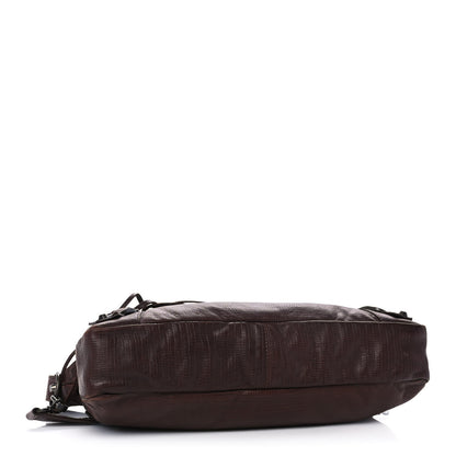 Balenciaga Agneau Lizard Embossed First Castagna 10 of 13