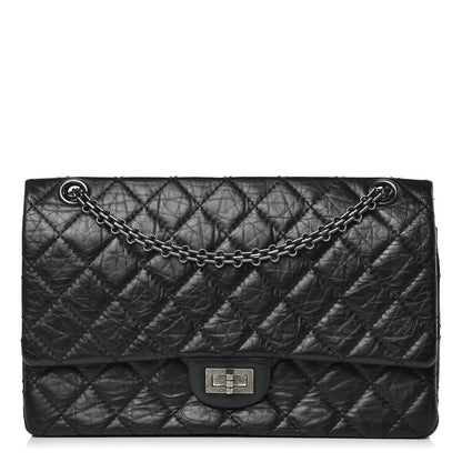 Chanel Aged Calfskin Quilted 2.55 Reissue 226 Flap Black 1 of 11