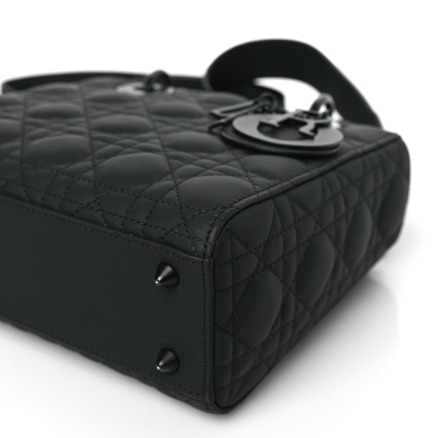 Christian Dior Ultra Matte Calfskin Cannage Small My ABCDior Lady Dior Black 9 of 9