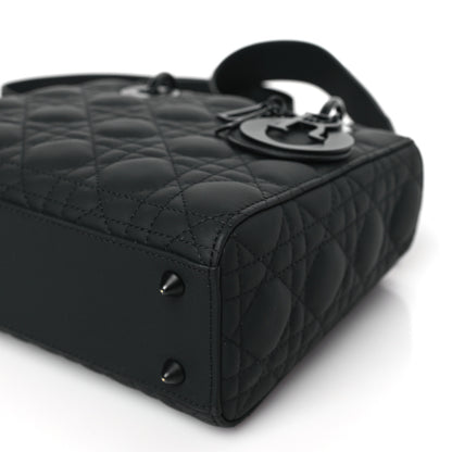 Christian Dior Ultra Matte Calfskin Cannage Small My ABCDior Lady Dior Black 9 of 9