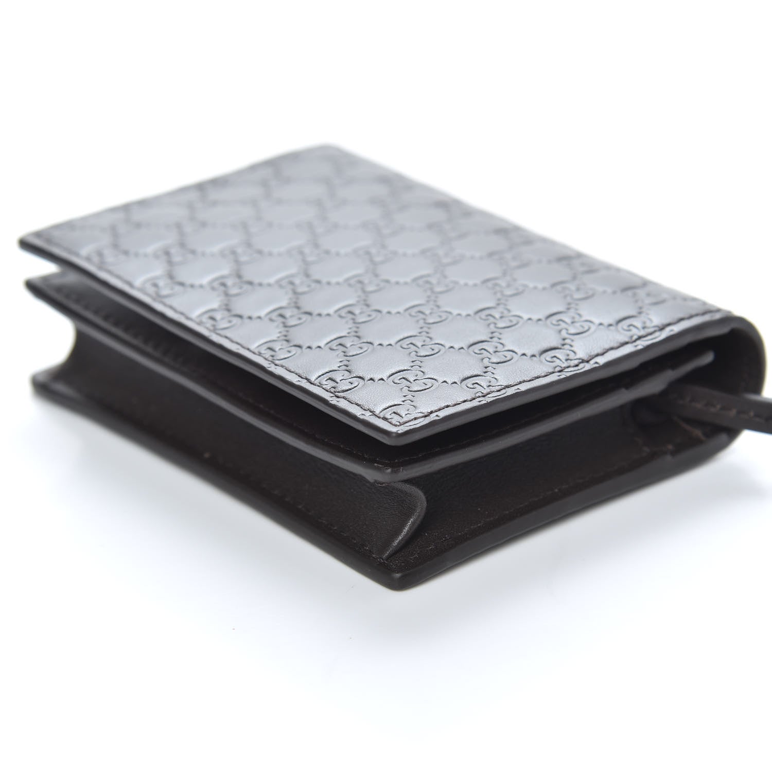Gucci Microguccissima Card Case Wallet Black 8 of 9