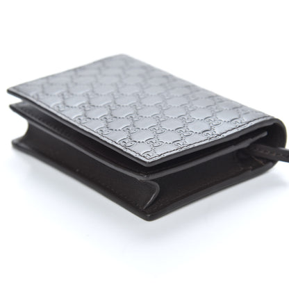 Gucci Microguccissima Card Case Wallet Black 8 of 9