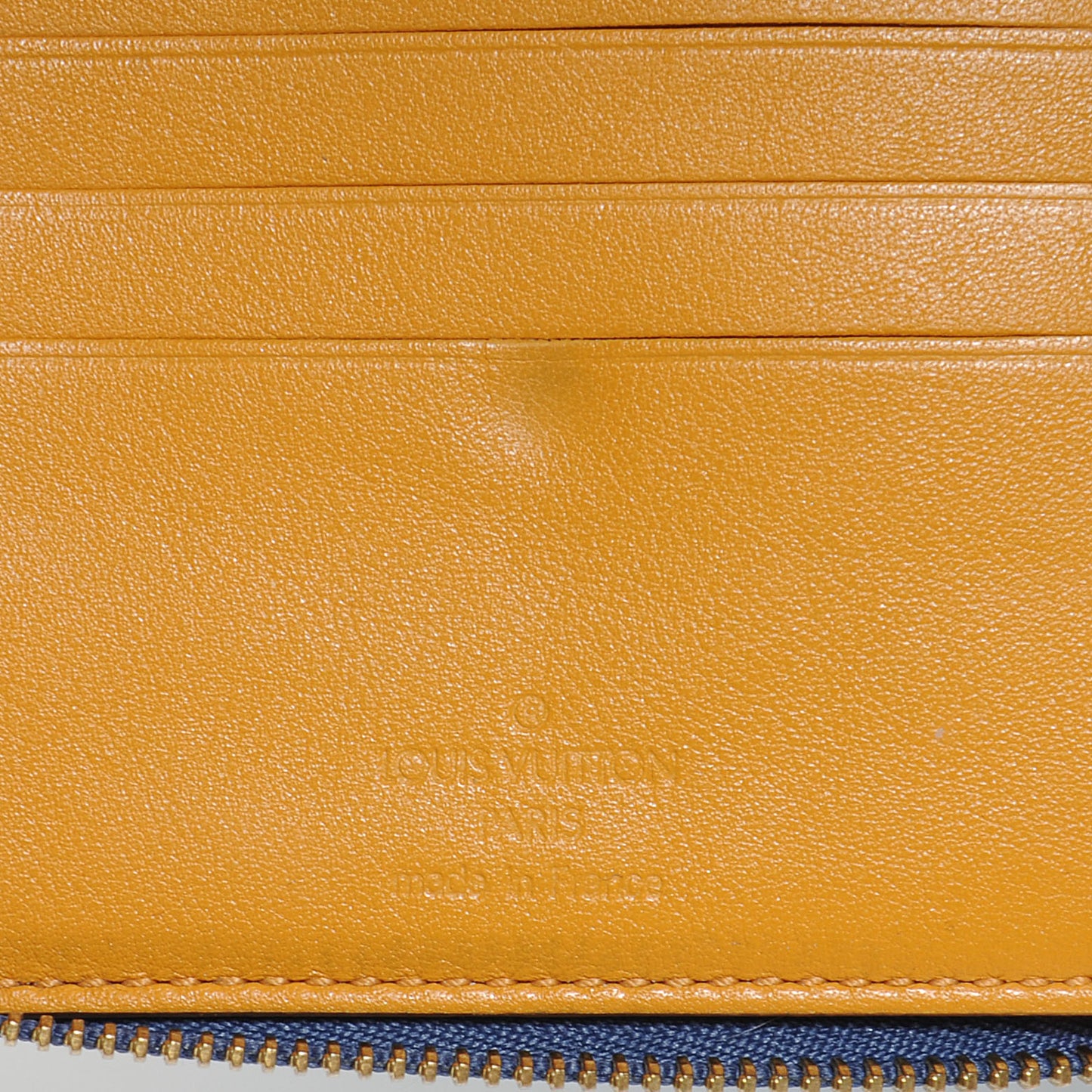 Denim Zip Compact Wallet