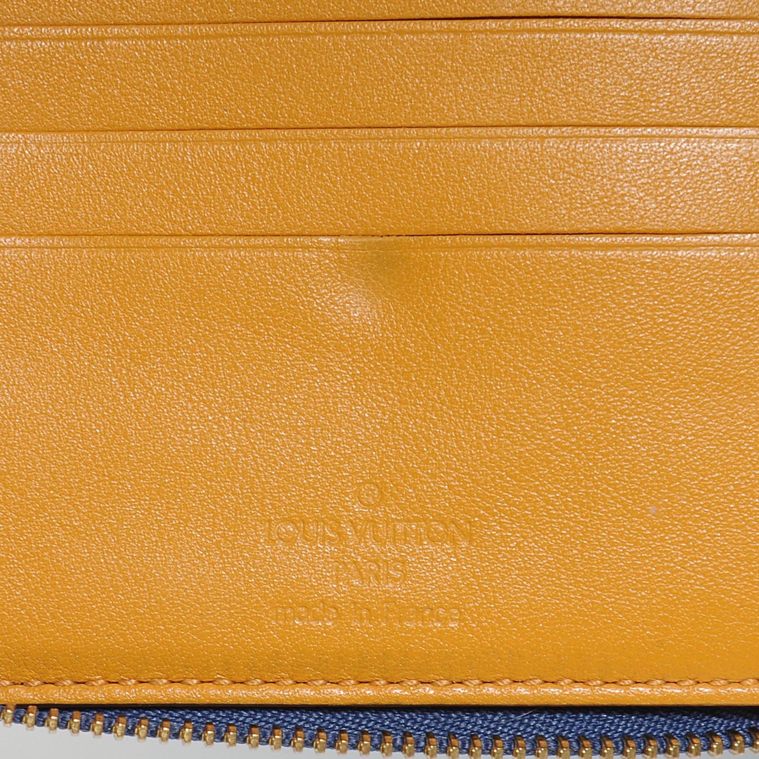 Louis Vuitton Denim Zip Compact Wallet 6 of 7