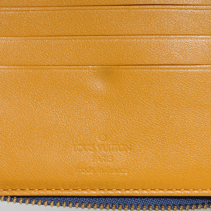 Louis Vuitton Denim Zip Compact Wallet 6 of 7