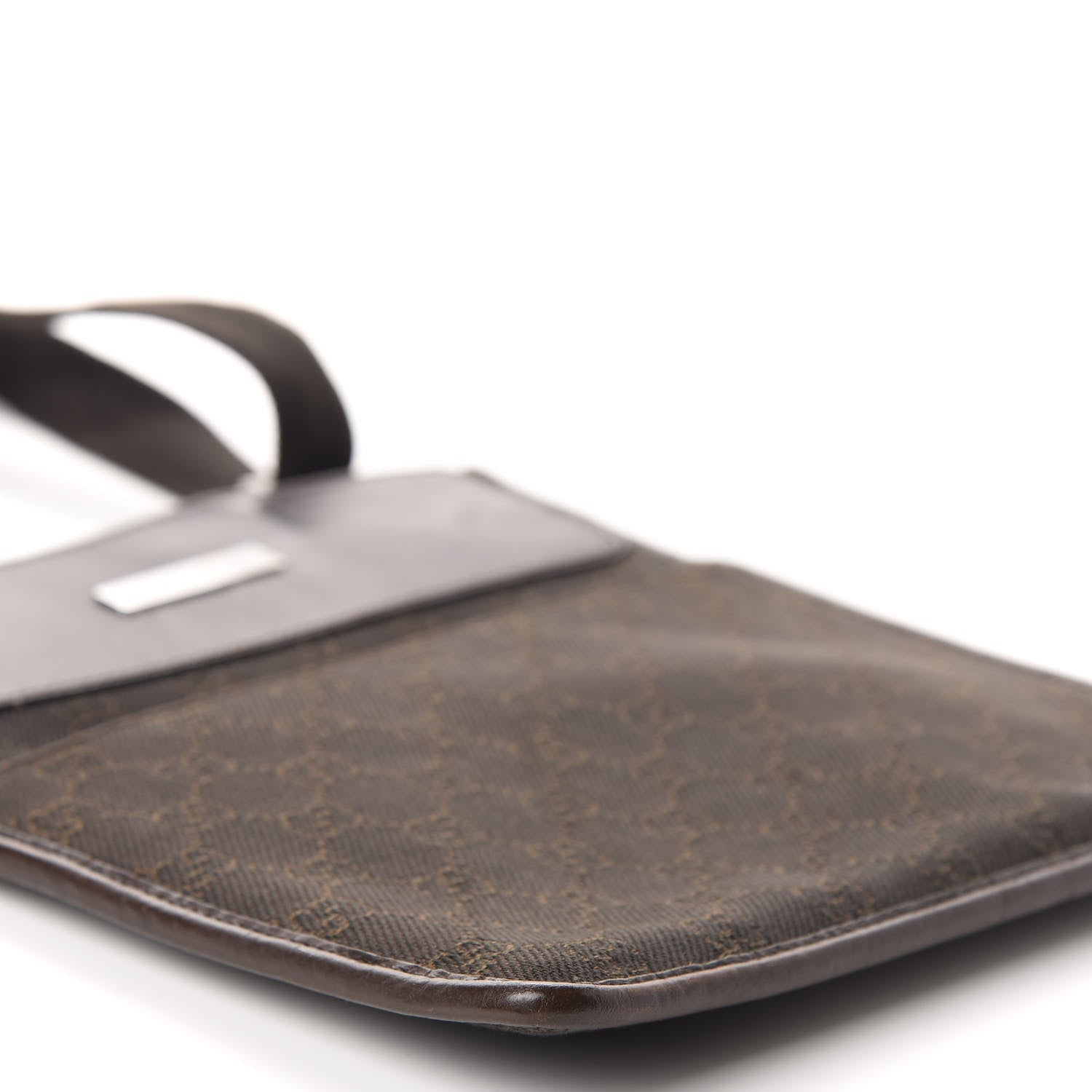 Gucci Monogram Messenger Crossbody Bag Brown 6 of 10