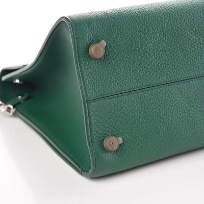 Christian Dior Grained Calfskin Medium Diorever Flap Green 5 of 13