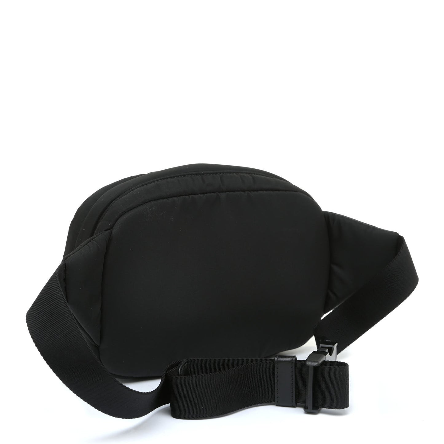 Tessuto Nylon Soft Padded Belt Bag Black