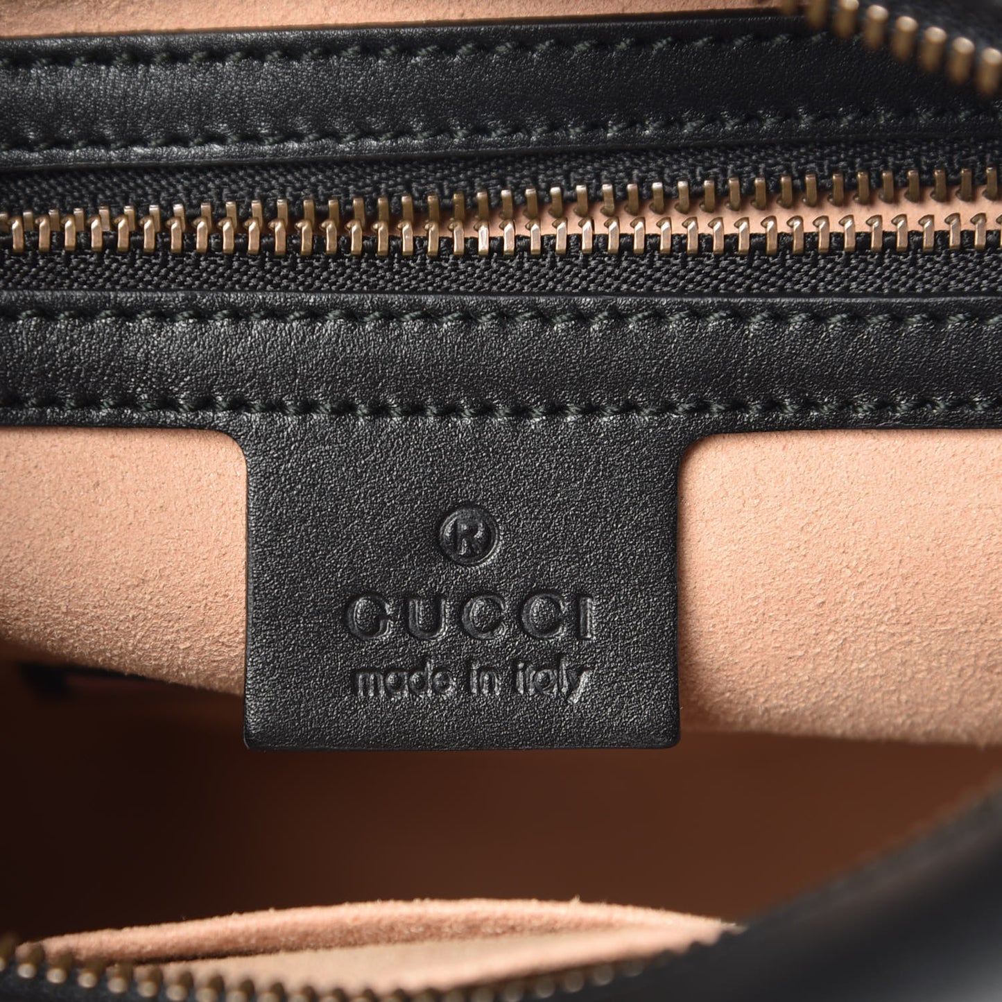 Calfskin Matelasse GucciGhost Medium GG Marmont Chain Shoulder Bag Black New Acquamarine