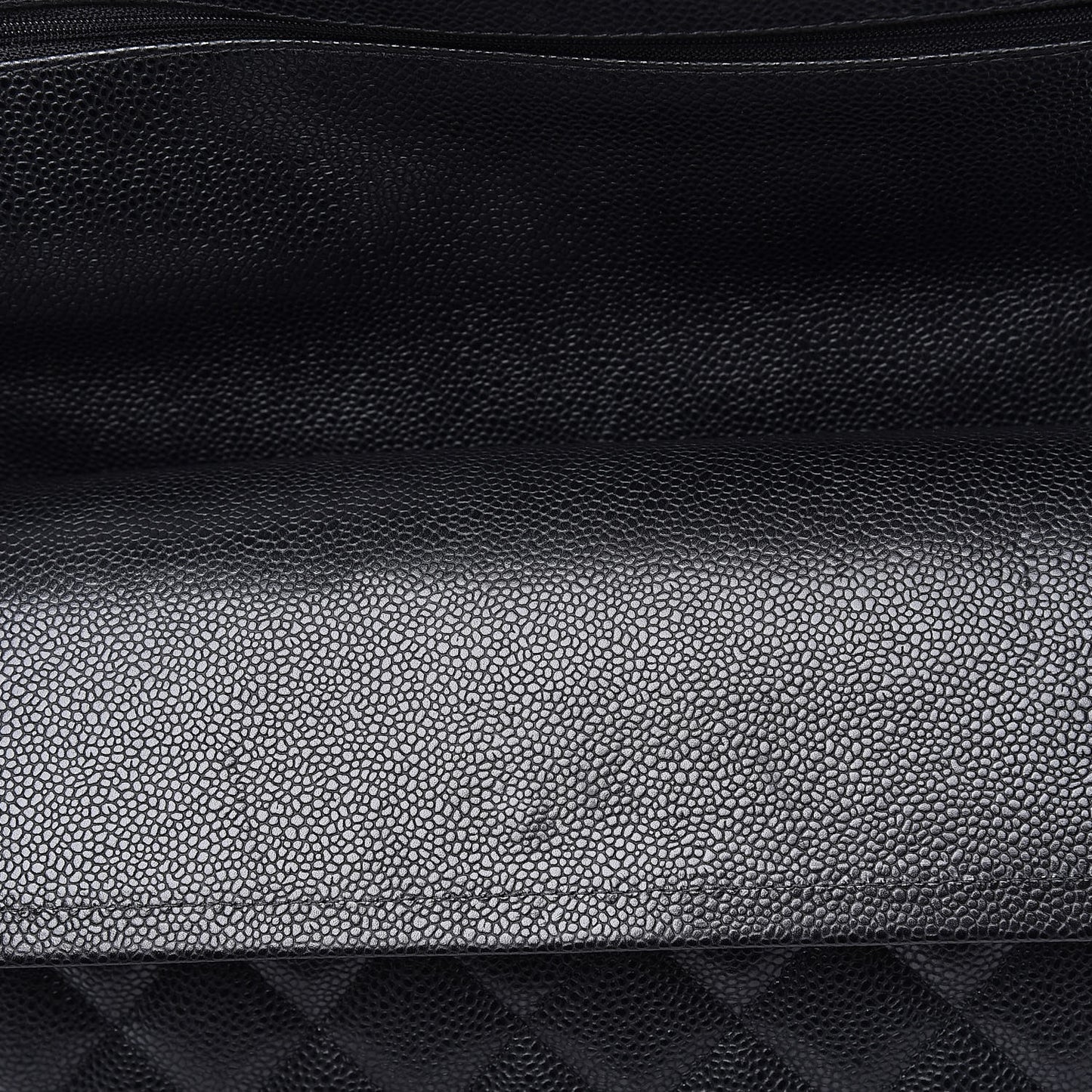 Caviar Quilted Maxi Double Flap Black