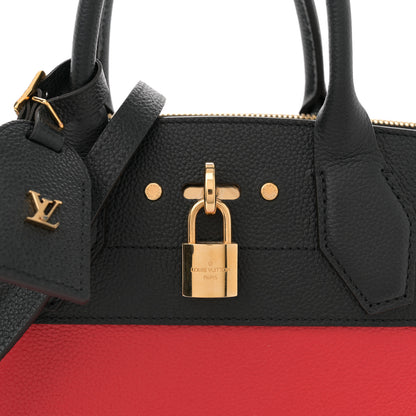 Louis Vuitton Taurillon City Steamer PM Black Rouge 7 of 9