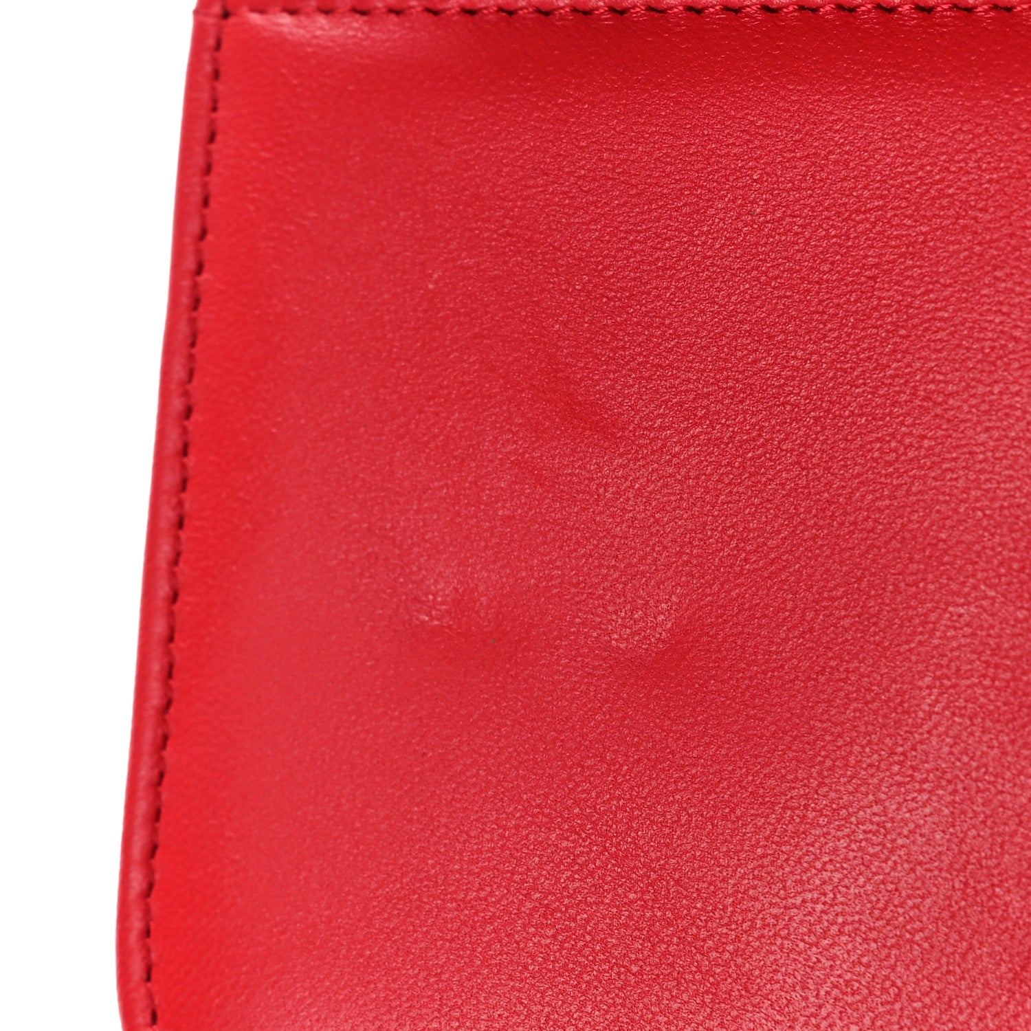 Chanel Lambskin Quilted Boy Wallet On Chain WOC Red 11 of 11