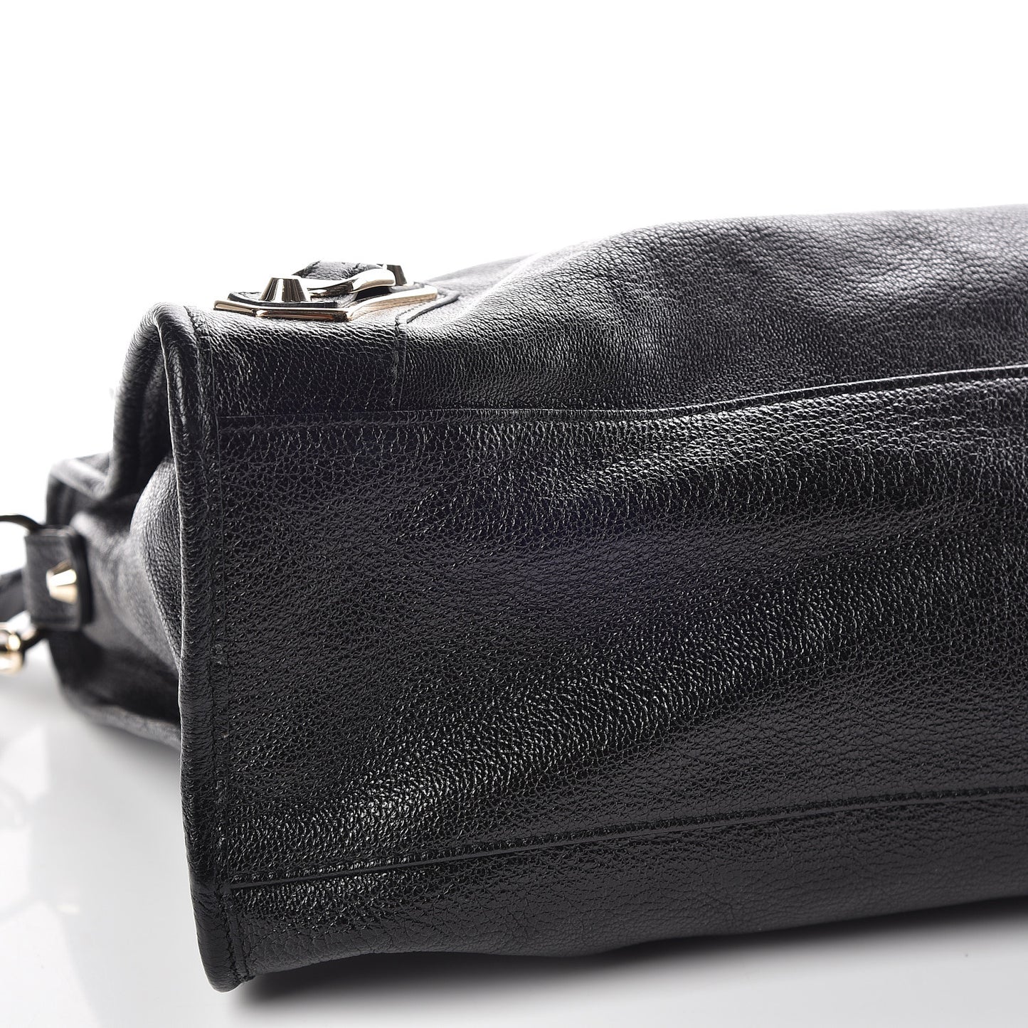 Chevre Gold Metallic Edge Hardware City Black