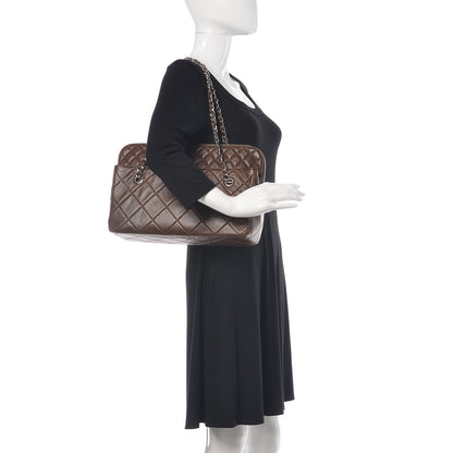 Chanel Calfskin Quilted In the Business Tote Brown 2 of 12