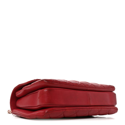 Chanel Lambskin Quilted Medium Trendy CC Flap Dual Handle Bag Dark Pink 4 of 11