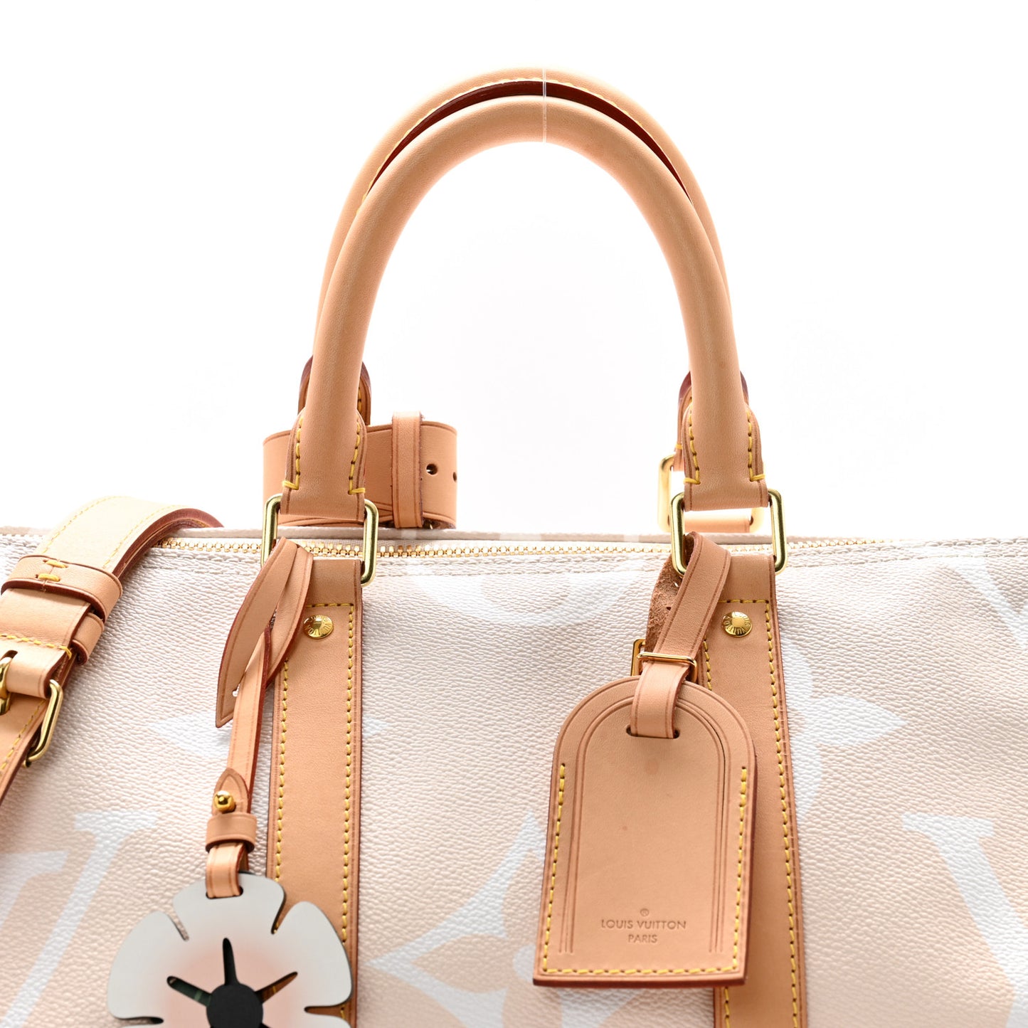 Monogram Giant By The Pool Keepall Bandouliere 45 Brume