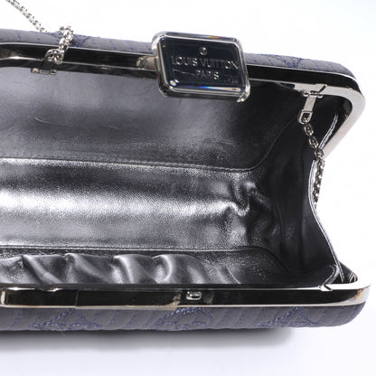 Louis Vuitton Monogram Motard Minaudiere Clutch Grey 5 of 7