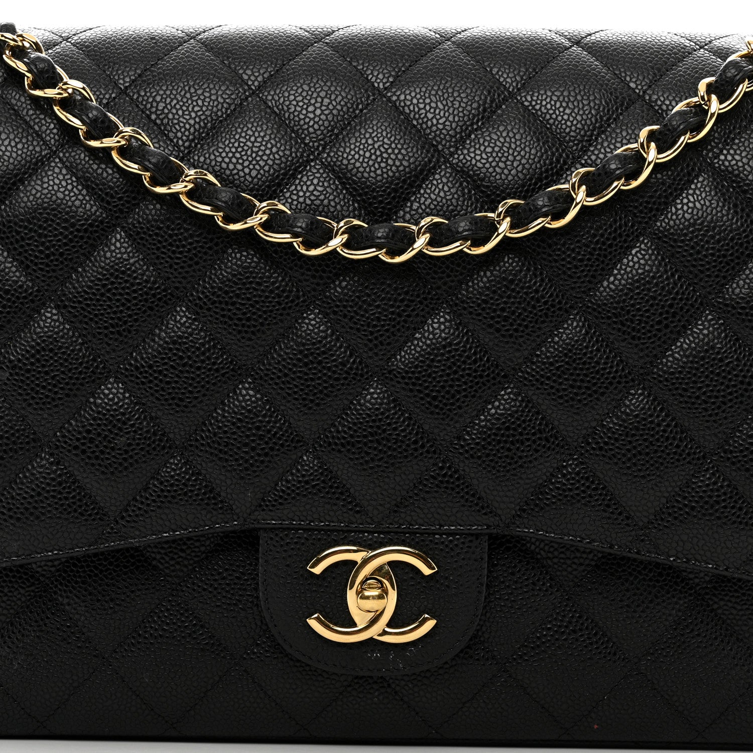 Chanel Caviar Quilted Maxi Double Flap Black 5 of 13