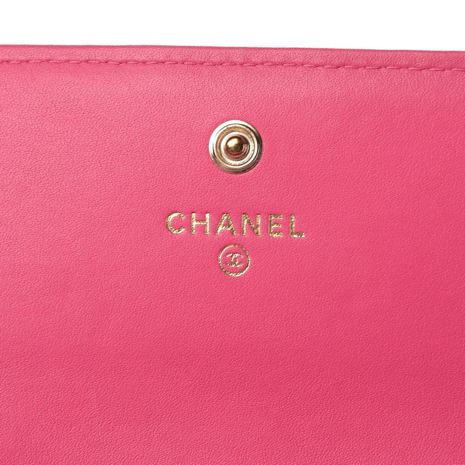 Chanel Lambskin Quilted Boy Flap Wallet Fuchsia 6 of 9