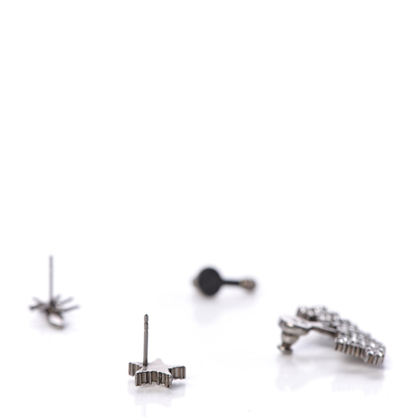 Palladium Crystal J'adior Earrings