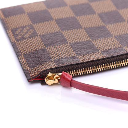 Louis Vuitton Damier Ebene Felicie Chain Wallet Zippered Insert 9 of 9