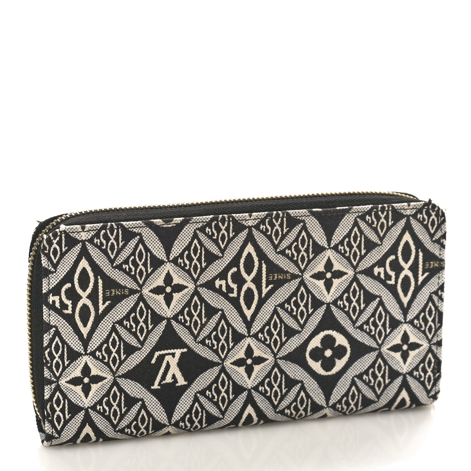 Louis Vuitton Jacquard Since 1854 Zippy Wallet Blue 3 of 10