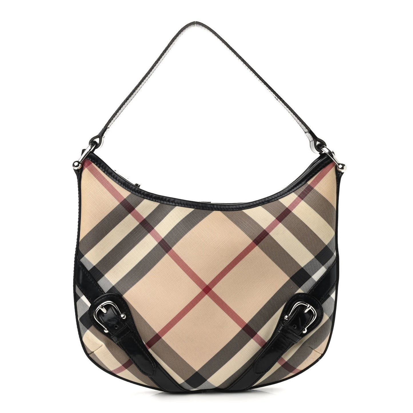 Supernova Check Buckle Hobo Black